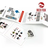 Red Fox Studio Quick Set RFSQS-48030 3D přístrojové panely pro P-51D Mustang 1/48 — obrázek 3