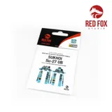 Red Fox Studio Quick Set RFSQS-48036 3D přístrojové panely pro Su-27UB Flanker-C v měřítku 1/48