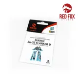 Red Fox Studio RFSQS-48037 Quick Set 3D přístrojové panely pro Su-33 Flanker D v měřítku 1/48