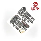 Sada 3D přístrojových panelů Red Fox Studio Quick Set RFSQS-48047 pro IA 58 Pucará 1/48 — obrázek 6