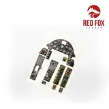 Red Fox Studio RFSQS-48062 Quick Set 3D přístrojové panely pro Corsair 1/48 — obrázek 6