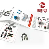 Sada 3D přístrojových panelů Red Fox Studio Quick Set 3D RFSQS-48063 pro F4U-1D Corsair 1/48 — obrázek 3