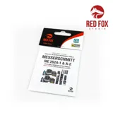 Red Fox Studio RFSQS-48065 3D přístrojové panely pro Messerschmitt Me 262A-1/A-2 v měřítku 1/48