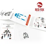 Red Fox Studio RFSQS-48068 Quick Set 3D přístrojové panely F-5E Tiger II v měřítku 1/48 — obrázek 3