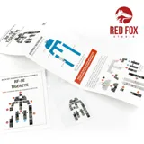 Set 3D přístrojových panelů Red Fox Studio RFSQS-48069 pro RF-5E Tigereye v měřítku 1/48 — obrázek 3