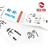 3D přístrojové panely Red Fox Studio Quick Set RFSQS-48070 pro F-5F Tiger II v měřítku 1/48 — obrázek 2