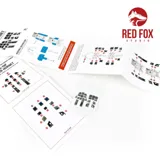Red Fox Studio RFSQS-48080 3D panely přístrojové desky pro model 1/48 F/A-18F Super Hornet — obrázek 3