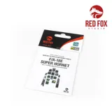 3D přístrojové panely Red Fox Studio Quick Set 3D RFSQS-48081 pro F/A-18E Super Hornet 1/48