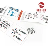 Red Fox Studio Quick Set 3D panely 1/48 pro kokpit F/A-18D Hornet, stavebnice Kinetic — obrázek 2