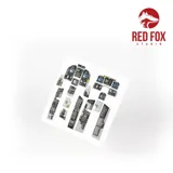 Red Fox Studio Quick Set 3D panely 1/48 pro kokpit F/A-18D Hornet, stavebnice Kinetic — obrázek 5