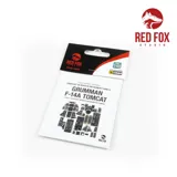 Sada 3D přístrojových panelů Red Fox Studio RFSQS-48099 pro F-14A Tomcat 1/48