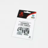 Set 3D přístrojových panelů Red Fox Studio RFSQS-48111 pro F-14B Tomcat v měřítku 1/48