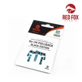 Red Fox Studio Quick Set 3D přístrojové panely Su-34 Fullback 1/48 Black Edition