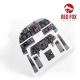 Sada 3D přístrojových panelů Red Fox Studio 1/48 pro Rockwell B-1B Lancer (Early), kód RFSQS-48124 — obrázek 5