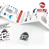 Red Fox Studio Quick Set RFSQS-24004 3D přístrojový panel Bf 109G-6 v měřítku 1/24 — obrázek 3