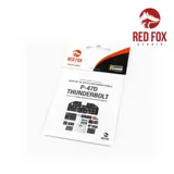Red Fox Studio RFSQS-24006 Quick Set 3D přístrojové panely pro P-47D Thunderbolt v měřítku 1/24