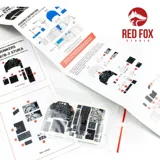 Red Fox Studio RFSQS-24008 Quick Set 3D přístrojové panely pro Junkers Ju 87B Stuka v měřítku 1/24 — obrázek 3