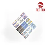 Sada Red Fox Studio RFSQS-24011 registrační značky USA vol. 01 v měřítku 1/24 — obrázek 5