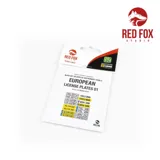 Sada Red Fox Studio RFSQS-24012 evropské registrační značky vol.01 v měřítku 1/24