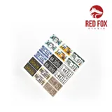 Sada Red Fox Studio RFSQS-24014 registrační značky USA vol.02 v měřítku 1/24 pro modely automobilů — obrázek 3