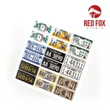 Sada Red Fox Studio RFSQS-24014 registrační značky USA vol.02 v měřítku 1/24 pro modely automobilů — obrázek 5