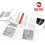 Sada evropských registračních značek Red Fox Studio RFSQS-24018 v měřítku 1/24 pro modely aut — obrázek 4