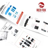 Set 3D přístrojových panelů Red Fox Studio RFSQS-35007 pro CH-47A Chinook v měřítku 1/35 — obrázek 3