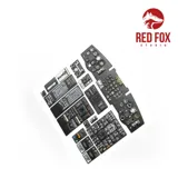 Set 3D přístrojových panelů Red Fox Studio RFSQS-35007 pro CH-47A Chinook v měřítku 1/35 — obrázek 4