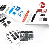 Red Fox Studio Quick Set RFSQS-35009 3D přístrojové panely pro CH-47D Late Chinook 1/35 — obrázek 3