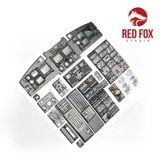Red Fox Studio Quick Set RFSQS-35009 3D přístrojové panely pro CH-47D Late Chinook 1/35 — obrázek 6