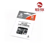 Red Fox Studio Quick Set RFSQS-35009 3D přístrojové panely pro CH-47D Late Chinook 1/35