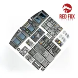 Red Fox Studio RFSQS-35010 Quick Set 3D přístrojové panely CH-47F Chinook v měřítku 1/35 — obrázek 6