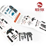 Red Fox Studio Quick Set RFSQS-35014 3D přístrojové panely 1/35 pro AH-64A Apache — obrázek 3
