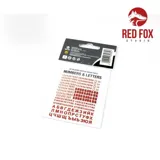 Set čísel a písmen Red Fox Studio 1/35 pro sovětskou obrněnou techniku, Vol.01 — obrázek 3