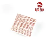 Red Fox Studio RFSQS-35016 čísla a písmena pro britská obrněná vozidla 1/35 — obrázek 5