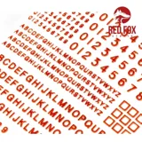 Red Fox Studio RFSQS-35016 čísla a písmena pro britská obrněná vozidla 1/35 — obrázek 7