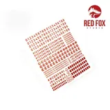 Red Fox Studio Quick Set RFSQS-35017 sada čísel a písmen pro americká obrněná vozidla 1/35 — obrázek 5