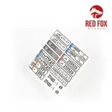 Sada Red Fox Studio RFSQS-24021 arabské registrační značky vol.01 pro modely auta 1/24 — obrázek 4