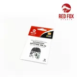 Red Fox Studio Quick Set 3D panely přístrojové desky Spitfire Mk.Ia v měřítku 1/32 pro stavebnici Kotare