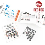 Red Fox Studio Quick Set 3D přístrojové panely pro Heinkel He 219A-5/A-7 UHU v měřítku 1/32 — obrázek 3