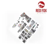 Red Fox Studio Quick Set 3D přístrojové panely pro Heinkel He 219A-5/A-7 UHU v měřítku 1/32 — obrázek 4
