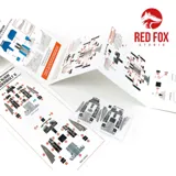 3D přístrojové panely Red Fox Studio RFSQS-48170 pro A-10A N/AW Thunderbolt II v měřítku 1/48 — obrázek 3