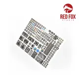 Sada 3D přístrojů a budíků Red Fox Studio Quick Set 3D RFSQS-32186 pro Luftwaffe v měřítku 1/32 — obrázek 5