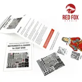 Red Fox Studio Quick Set 3D RFSQS-32187 sada 3D přístrojů a ukazatelů USAF v měřítku 1/32 — obrázek 2