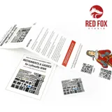Sada 3D přístrojových panelů Red Fox Studio RFSQS-48181 Luftwaffe WWII v měřítku 1/48 — obrázek 3