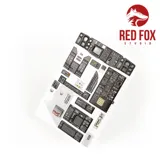 Set 3D přístrojových panelů Red Fox Studio RFSQS-35043 pro SH-60F Ocean Hawk v měřítku 1/35 — obrázek 4