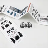 Set 3D přístrojových panelů Red Fox Studio RFSQS-48202 pro JAS-39D Gripen v měřítku 1/48 — obrázek 2