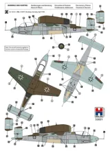 Krabice stavebnice Hobby 2000 H2K32021 Heinkel He 162 A-1 Salamander v měřítku 1/32 — obrázek 3
