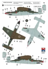 Krabice stavebnice Hobby 2000 H2K32021 Heinkel He 162 A-1 Salamander v měřítku 1/32 — obrázek 4