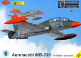Stavebnice Kovozávody Prostějov KPM0527 Aermacchi MB-339 v měřítku 1/72, italské verze